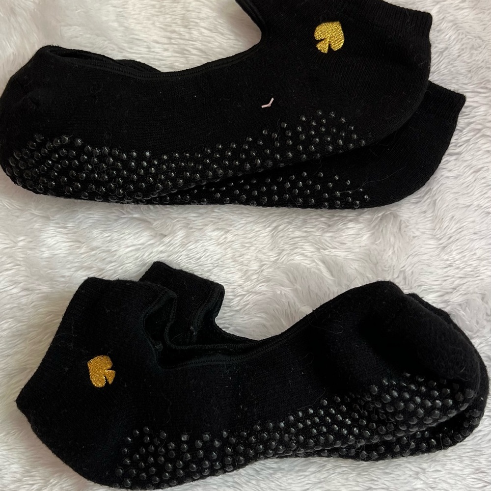 2pr Kate Spade No Show Barre Socks